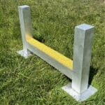 haie-fixe-3 Haie fixe 20 cm - Gamme Agiloisirs - Canidefit : Vue de 3/4
