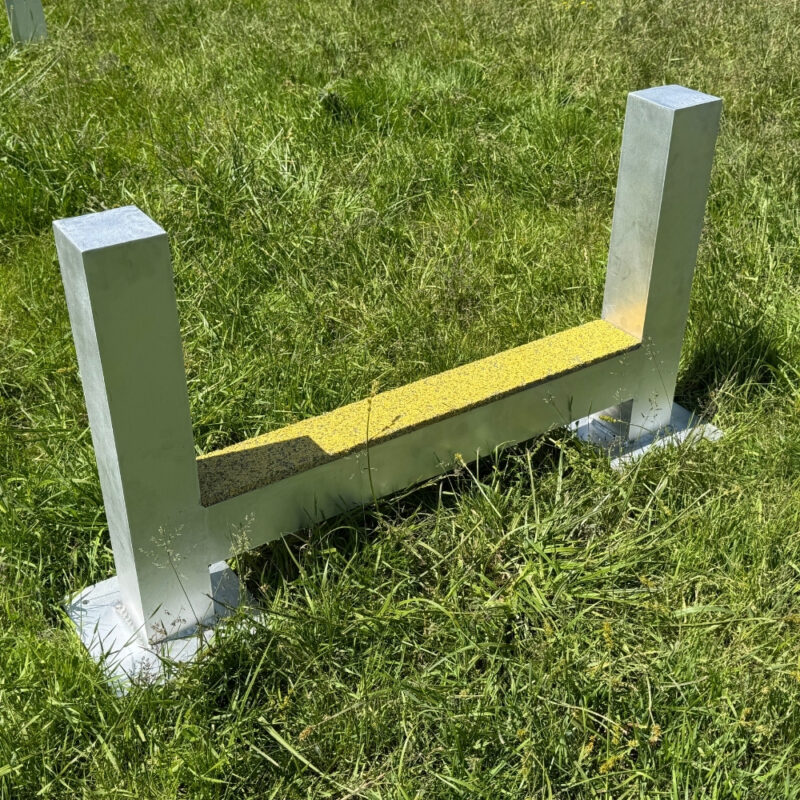 Haie fixe 20 cm - Gamme Agiloisirs - Canidefit : Vue de derrière