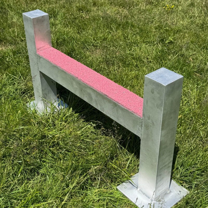 Haie fixe 40 cm - Gamme Agiloisirs - Canidefit : Vue de 3/4