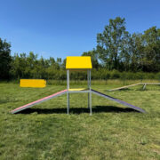 Obstacle avec toit - Gamme Agiloisirs - Canidefit : vue de côté