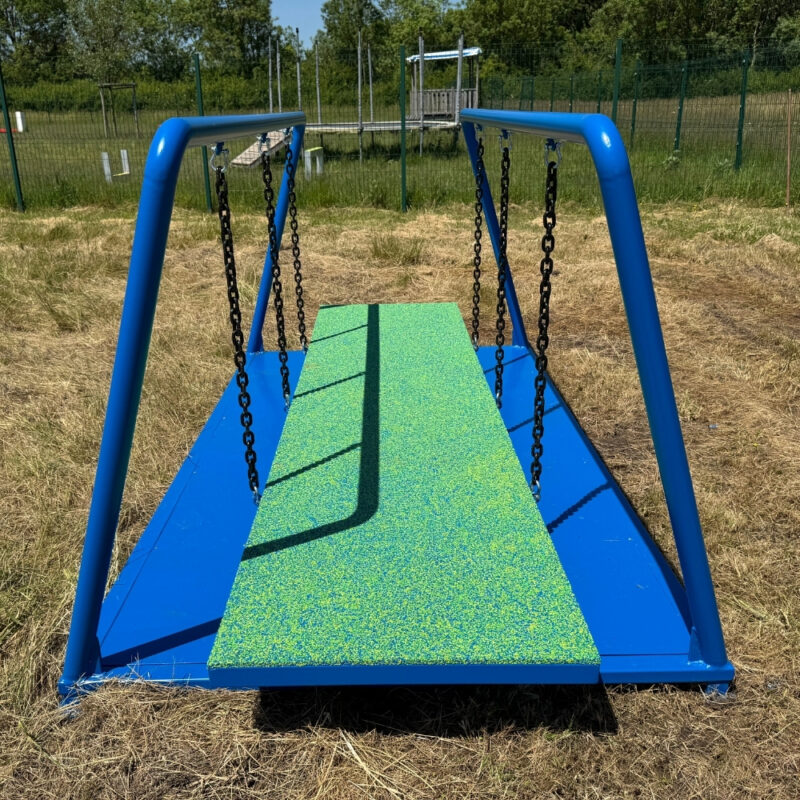 Plateau suspendu - Gamme parcours santé - Canidefit : Vue de face